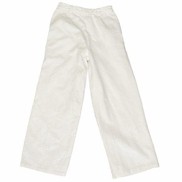 Princess Polly White High Waist Denim Wide Legs 8 - Picture 6 of 12